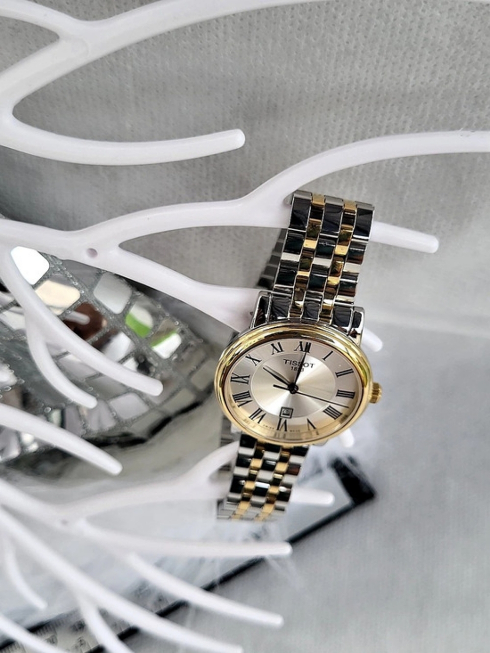 Tissot Le Locle Two-Tone Roman Numeral Watch. Not Original Pack # TS01 - Picture 4 of 12